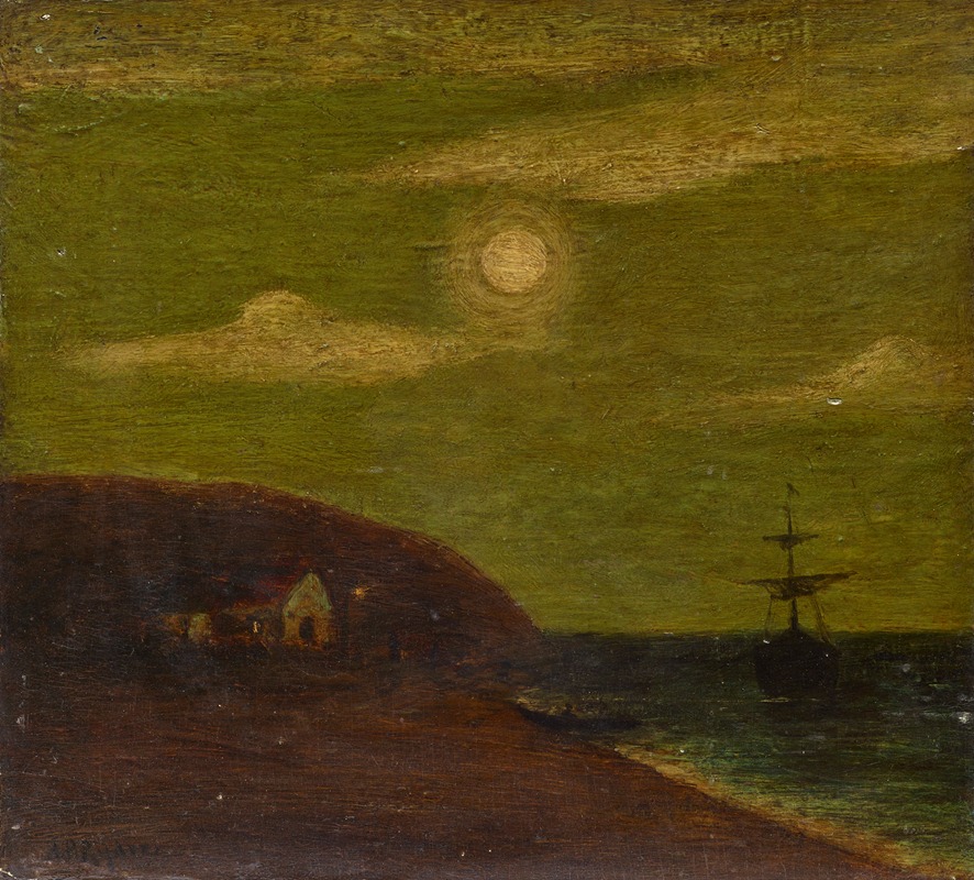 Albert Pinkham Ryder - Seascape