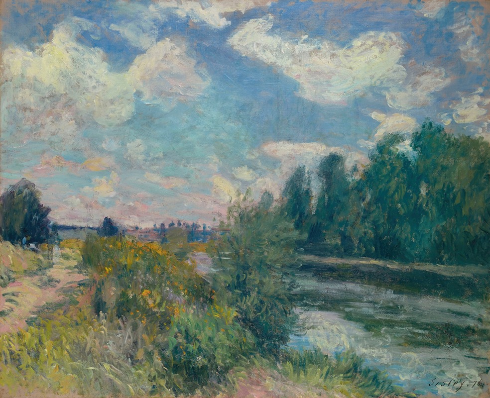 Alfred Sisley - La Seine à Bougival