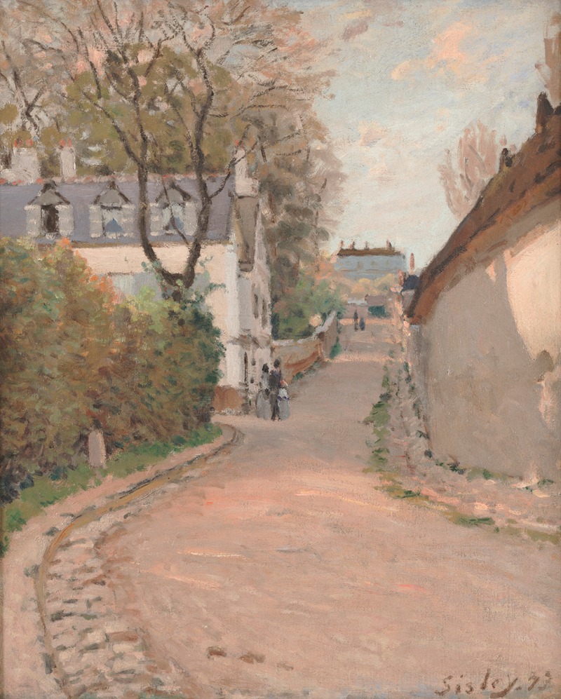 Alfred Sisley - Street in Ville-d’Array 