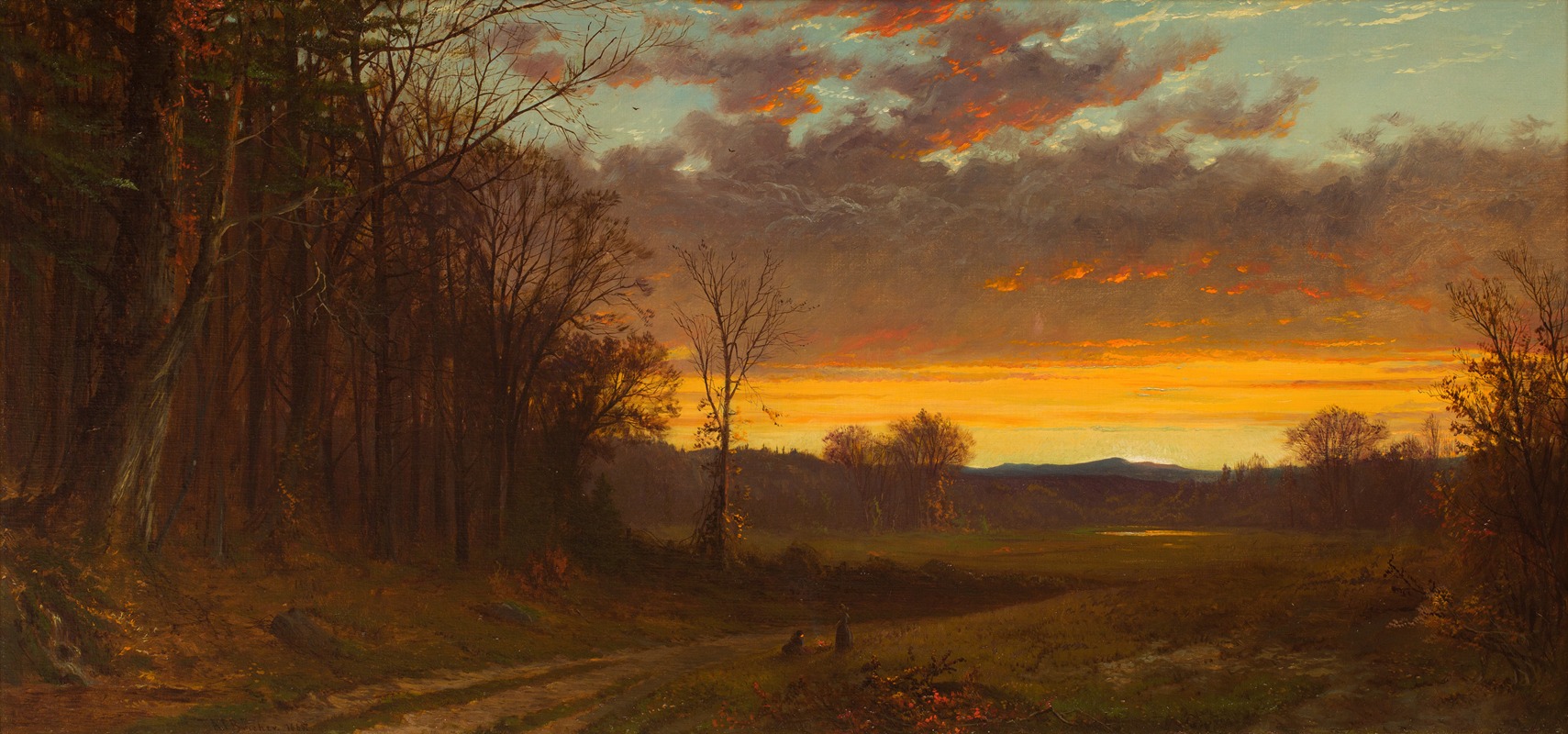 Alfred Thompson Bricher - Twilight in the Wilderness