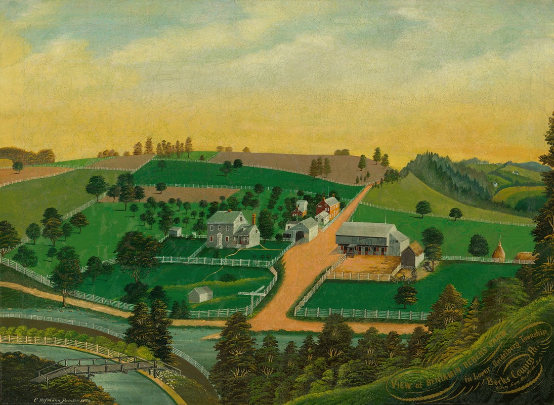 Charles C. Hofmann - View of Benjamin Reber’s Farm