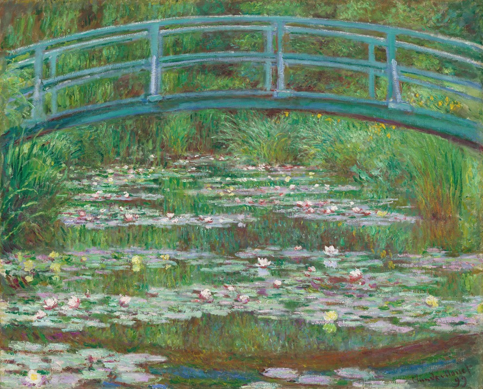 Claude Monet - The Japanese Footbridge