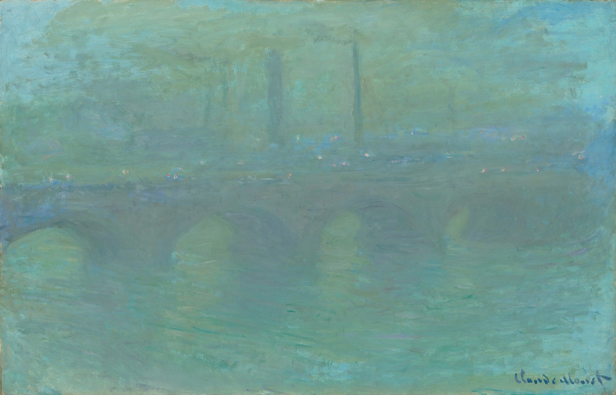 Claude Monet - Waterloo Bridge, London, at Dusk