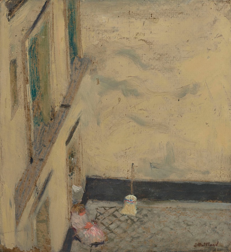 Édouard Vuillard - Le Balai dans la cour, 346 rue Saint-Honoré