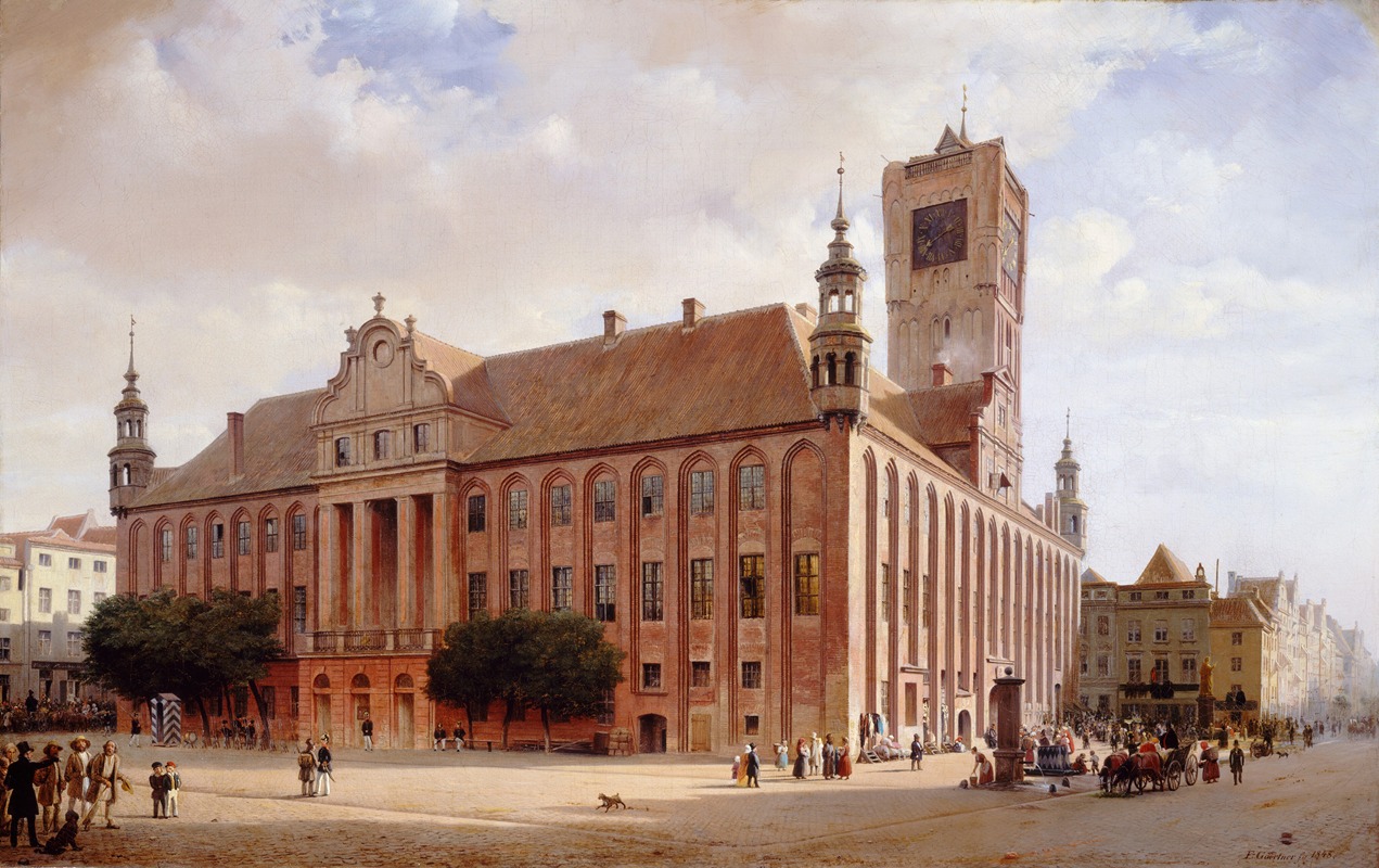 Eduard Gaertner - City Hall at Thorn