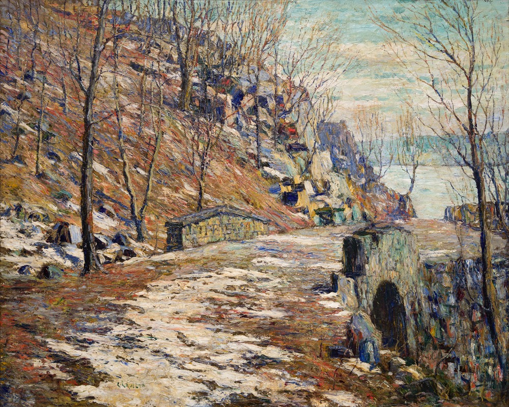 Ernest Lawson - Road Down the Palisades