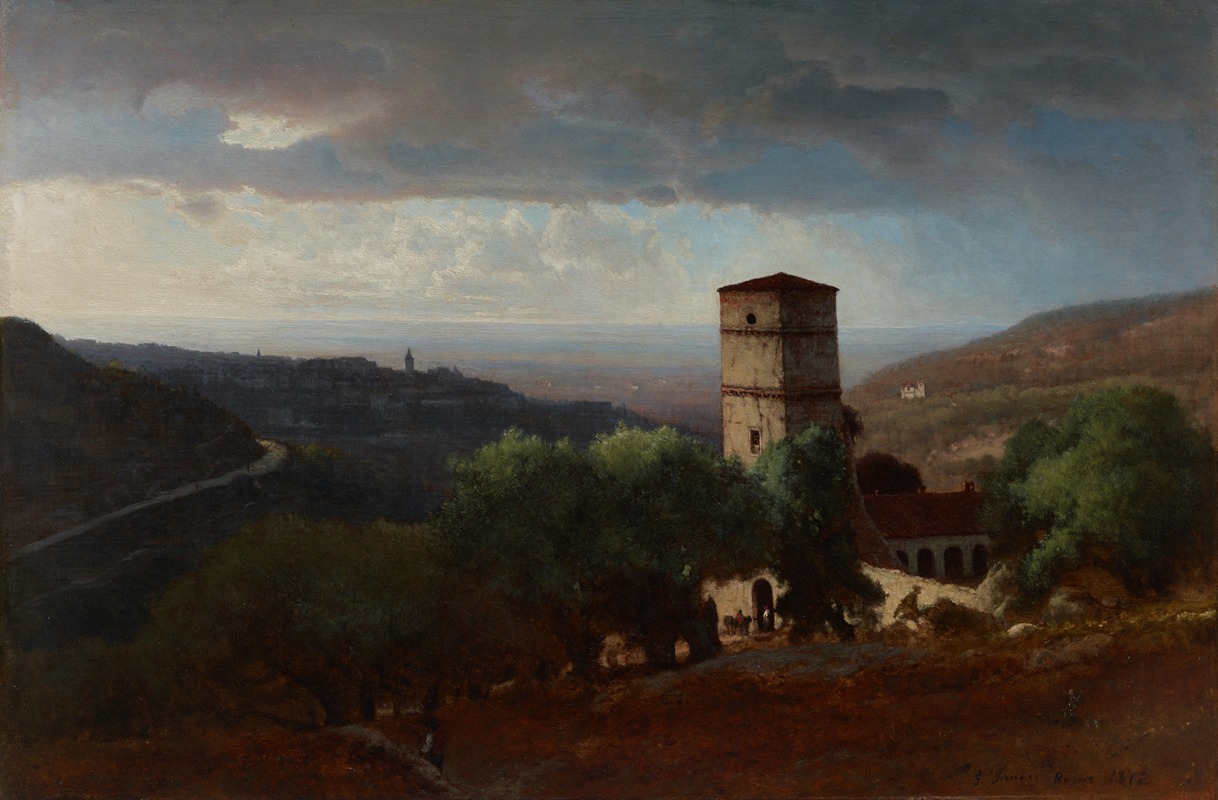 George Inness - View of Rome from Tivoli 