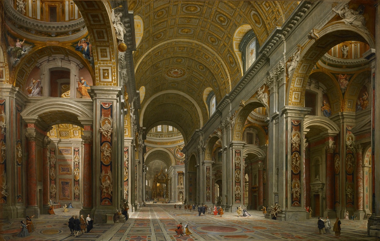 Giovanni Paolo Panini - Interior of St. Peter’s, Rome