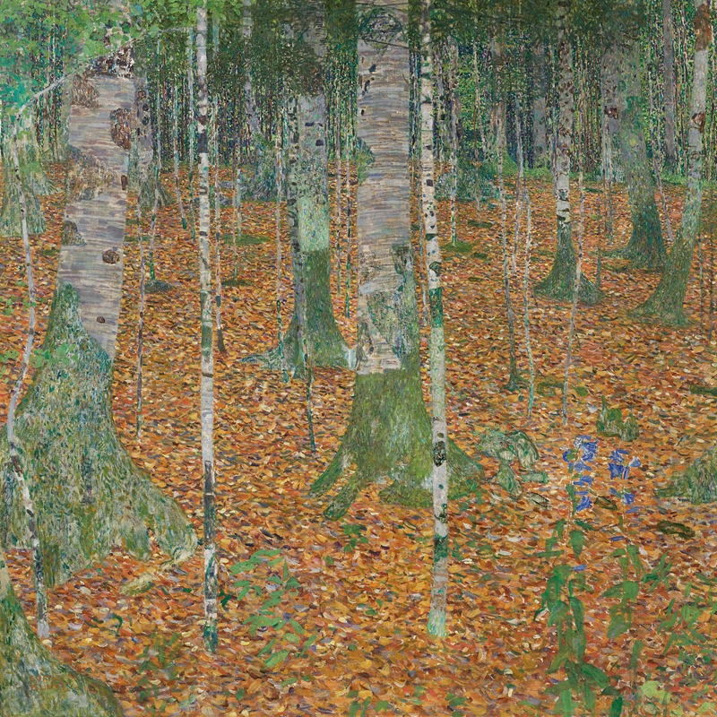 Gustav Klimt - Birch Forest