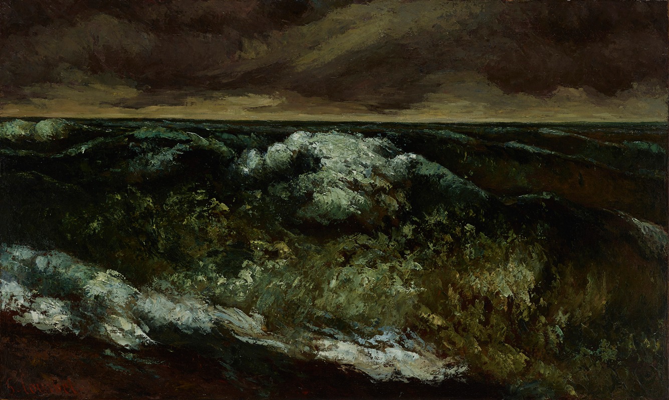 Gustave Courbet - The Wave