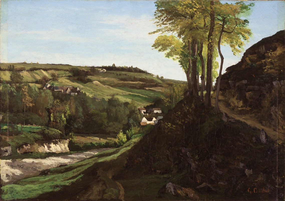 Gustave Courbet - The Valley of Ornans