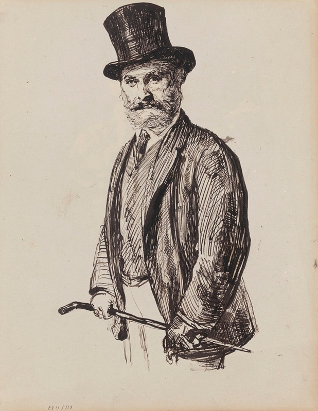 James Ensor - The Painter Edouard Manet