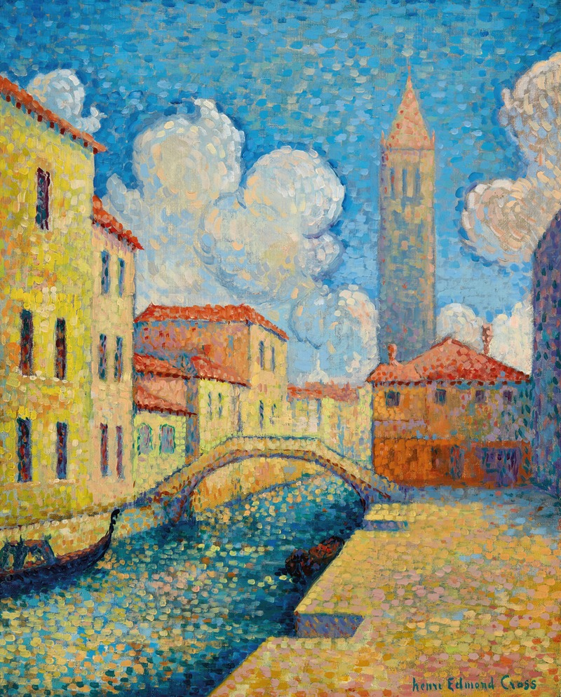 Henri-Edmond Cross - Canal à Venise (Campo San Barnaba)