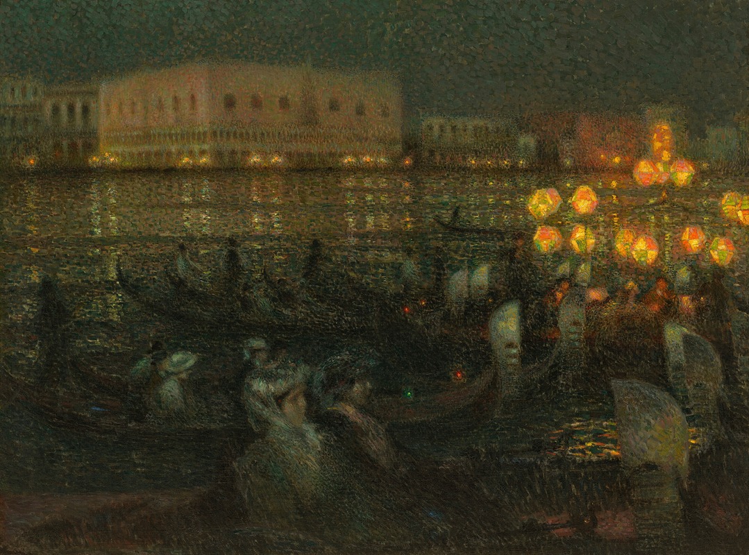 Henri Le Sidaner - La Sérénade, Venise