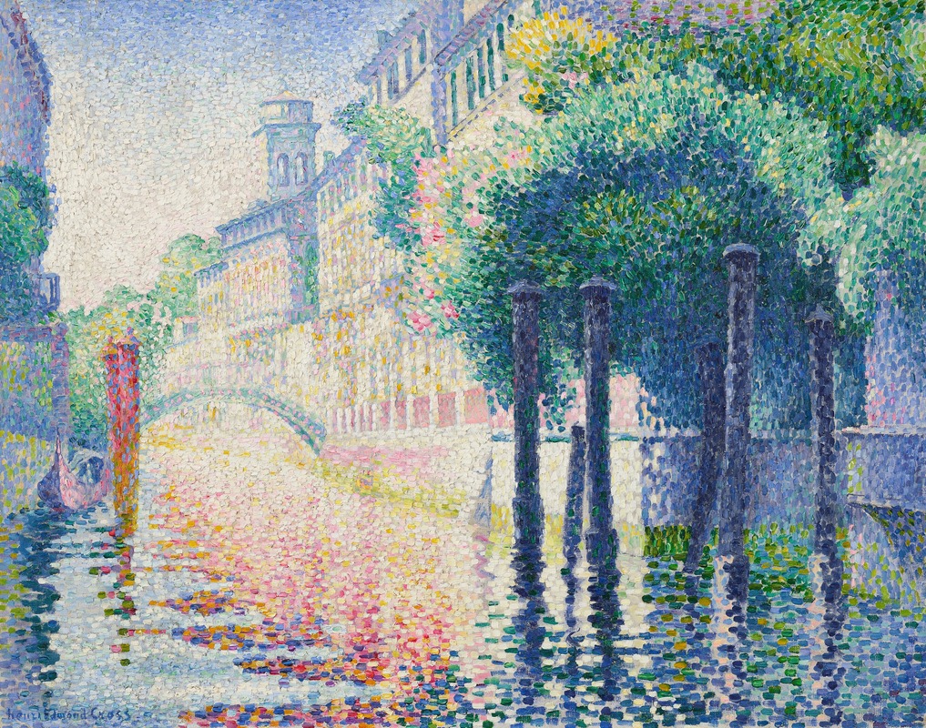 Henri-Edmond Cross - Rio San Trovaso, Venise