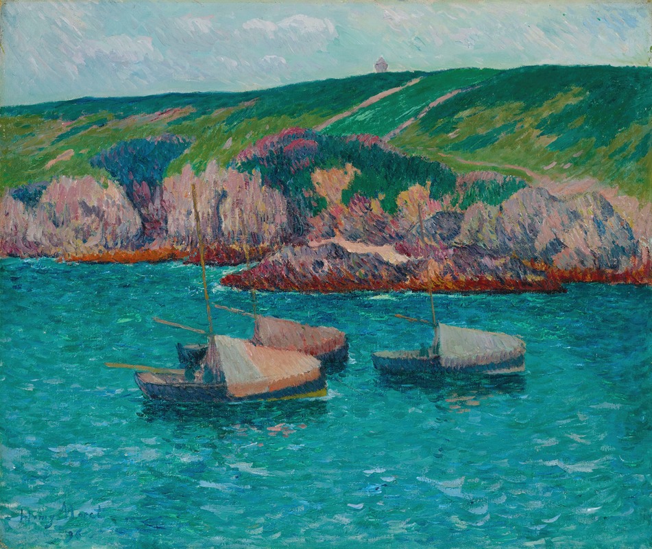 Henry Moret - Les Barques à Doëlan