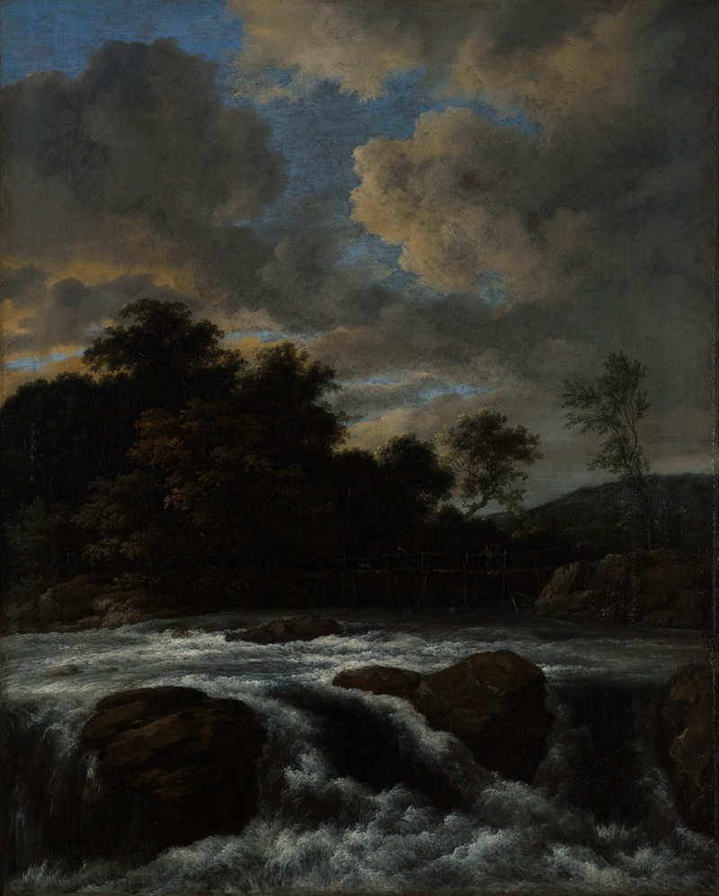 Jacob van Ruisdael - Landscape with Waterfall