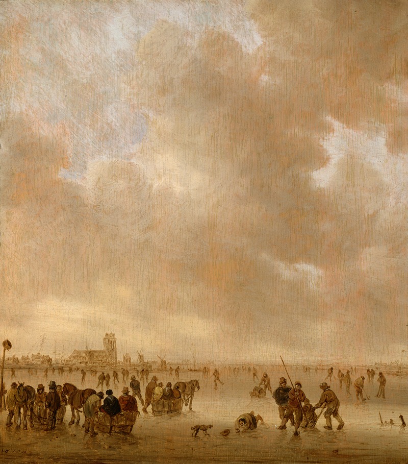 Jan van Goyen - On the Ice Near Dordrecht