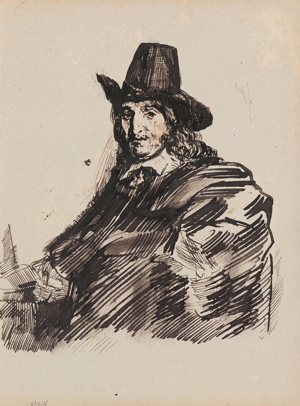 James Ensor - The Painter Jan Asselijn or ‘Crabbetje’
