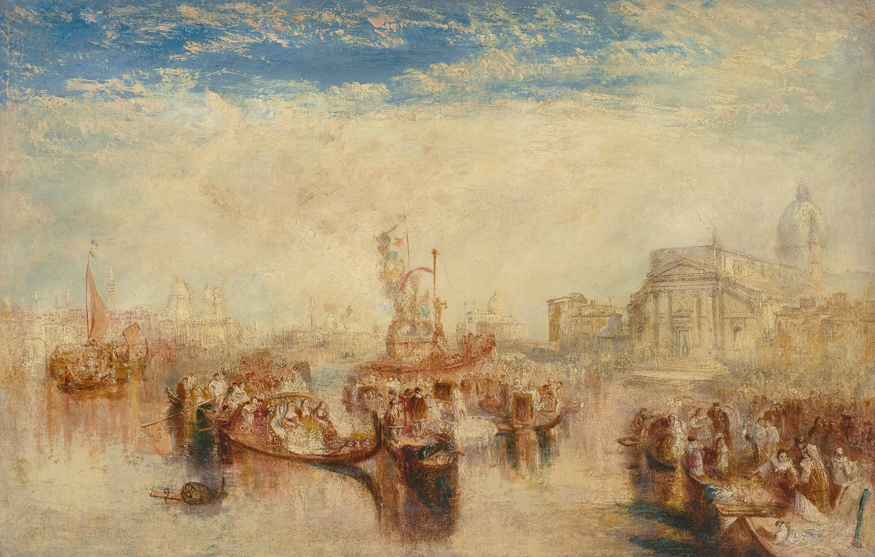 Joseph Mallord William Turner - Depositing of John Bellini’s Three Pictures in La Chiesa Redentore, Venice