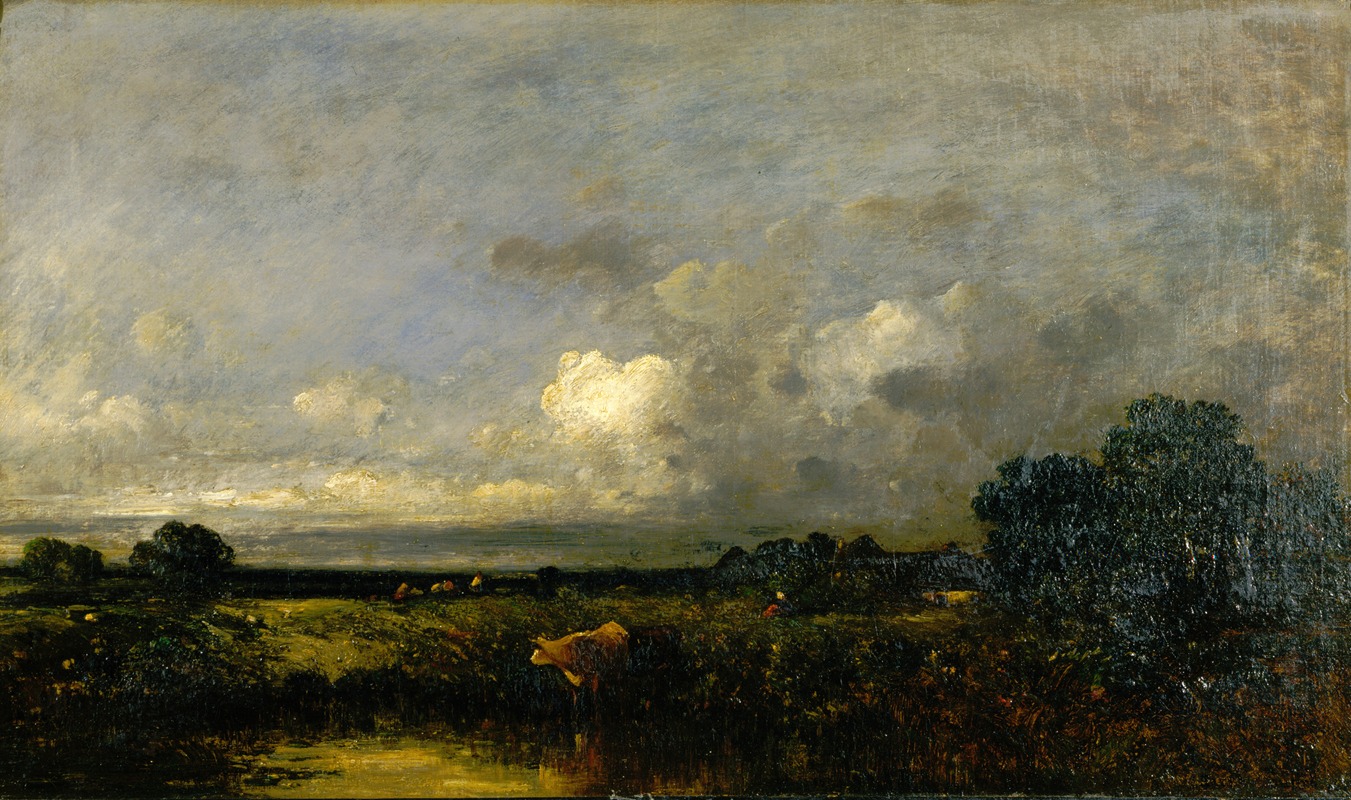 Jules Dupré - Landscape with Cow