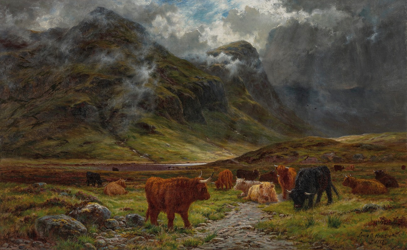 Louis Bosworth Hurt - Sunshine after Rain, Loch Etive, Glencoe