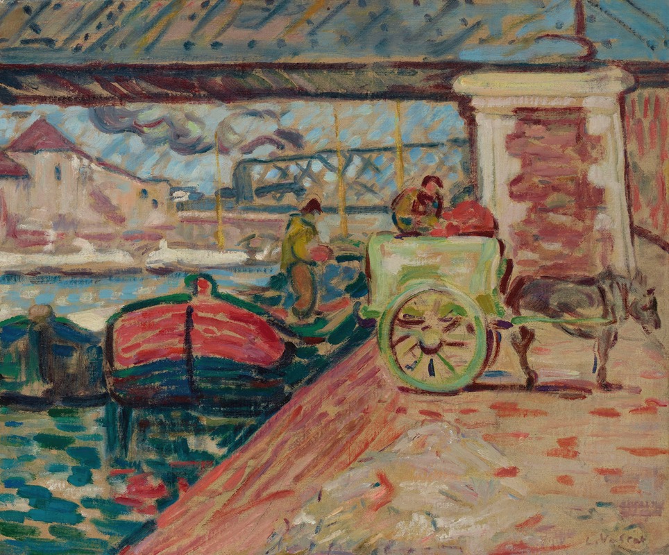 Louis Valtat - Déchargement sur les quais de Seine