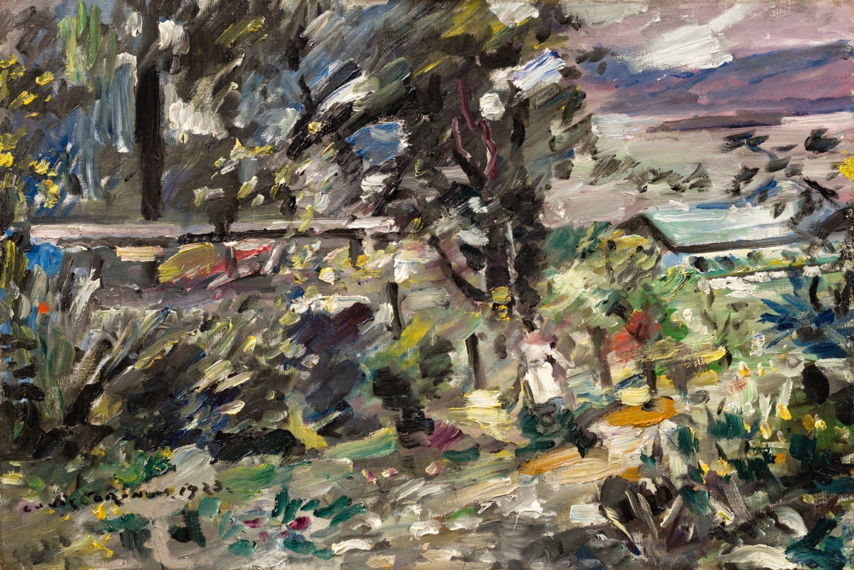 Lovis Corinth - Lake Walchen, Silver Path