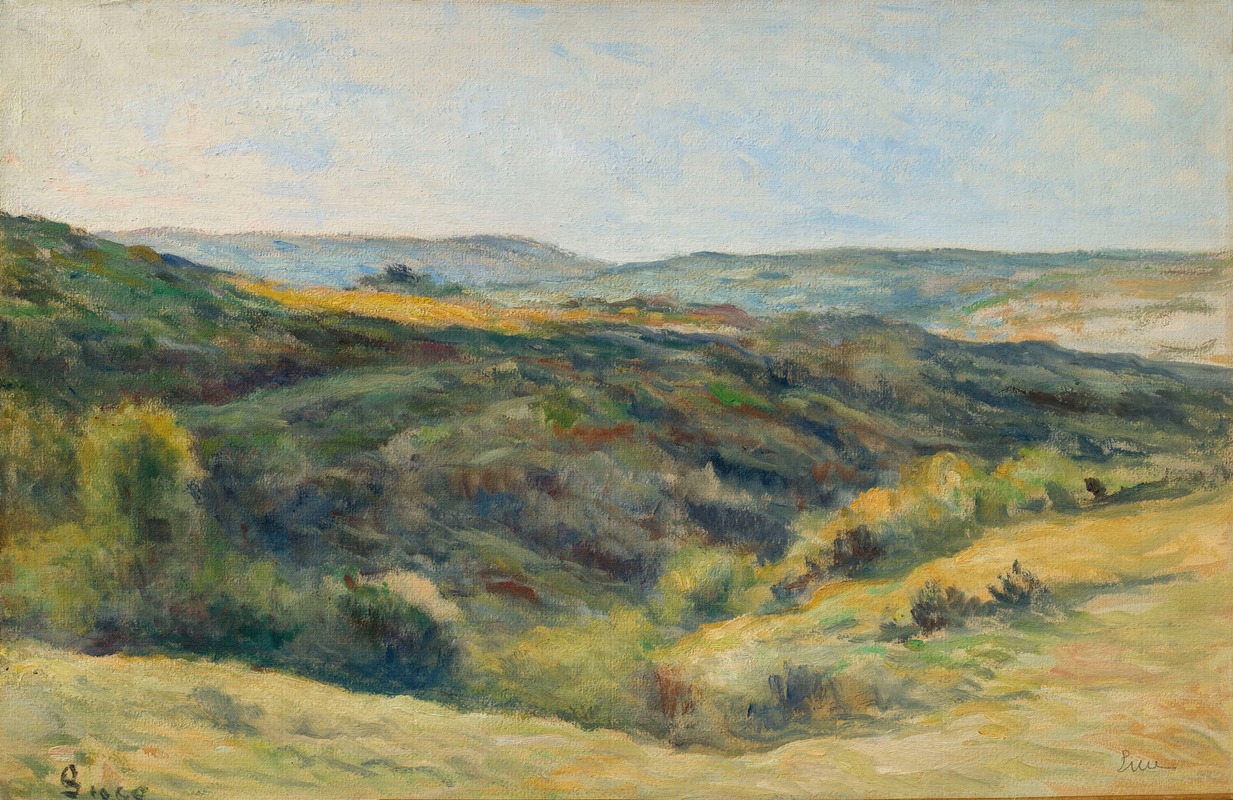 Maximilien Luce - Rolleboise, les coteaux de la Rouge Voie