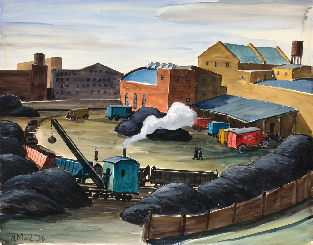 Norman MacLeish - Coal Yard