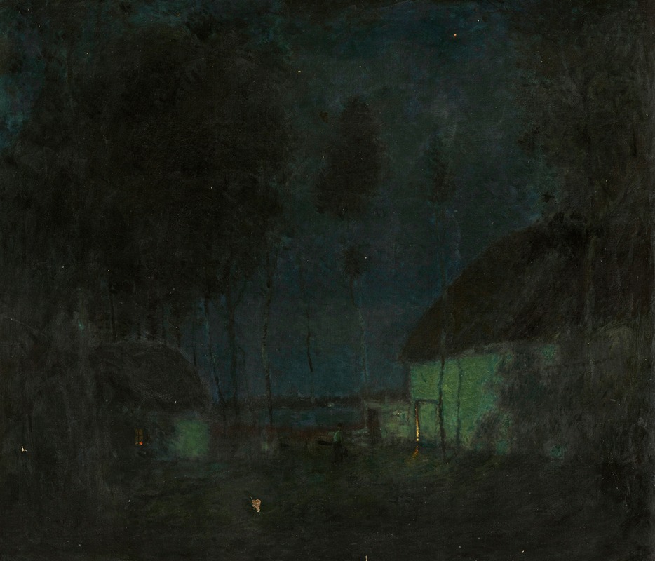 Paul Cornoyer - Moonlight Prince Edward Island