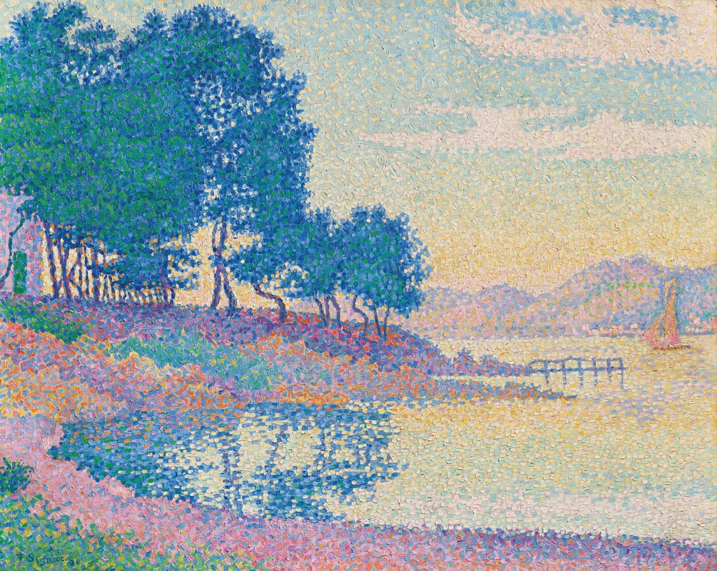 Paul Signac - Calanque des Canoubiers (Pointe de Bamer), Saint-Tropez