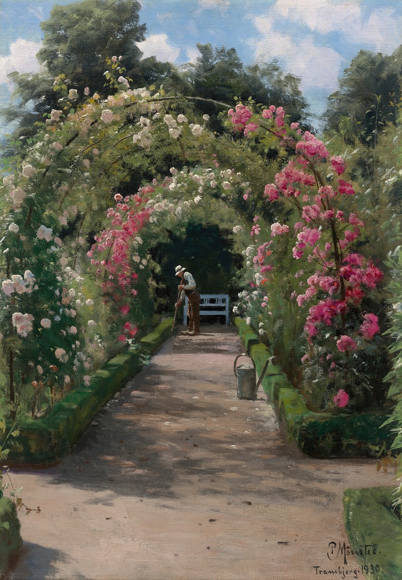 Peder Mønsted - In the garden