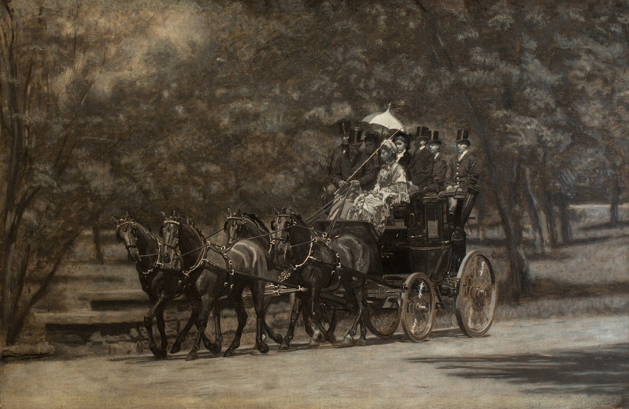 Thomas Eakins - The Fairman Rogers Four-In-Hand (A May Morning in the Park)