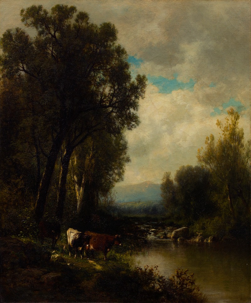 William Hart - Cattle on the River