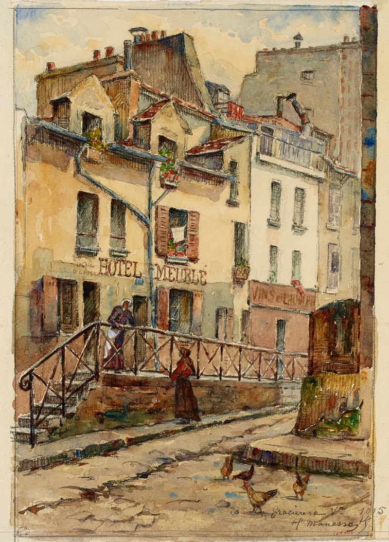 Georges-Henri Manesse - 20, rue Grâcieuse