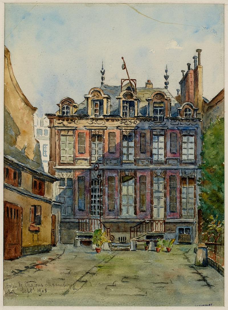 Georges-Henri Manesse - Hôtel Chalons-Luxembourg, 16 rue Geoffroy Lasnier