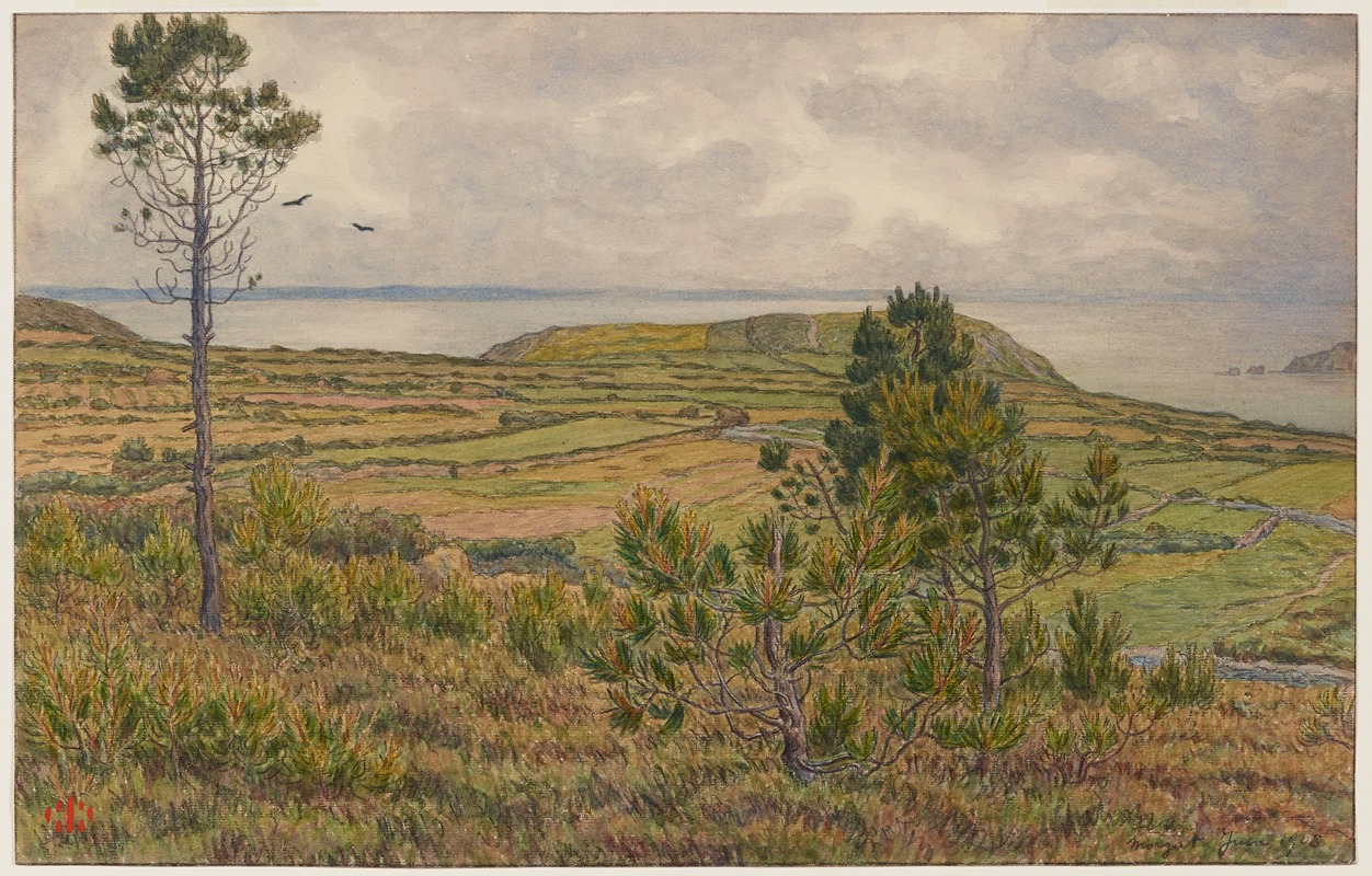 Henri Rivière - Baie de Douarnenez. Morgat