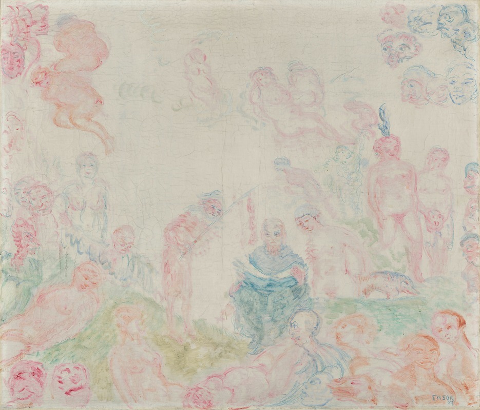 James Ensor - The Temptation of Saint Anthony the Great