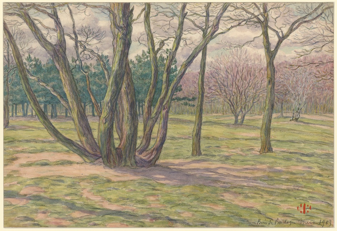 Henri Rivière - Bois de Boulogne