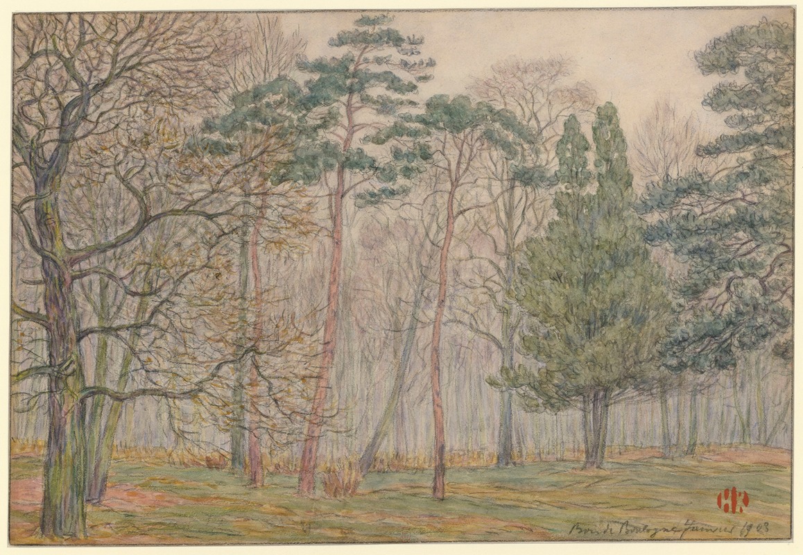 Henri Rivière - Bois de Boulogne