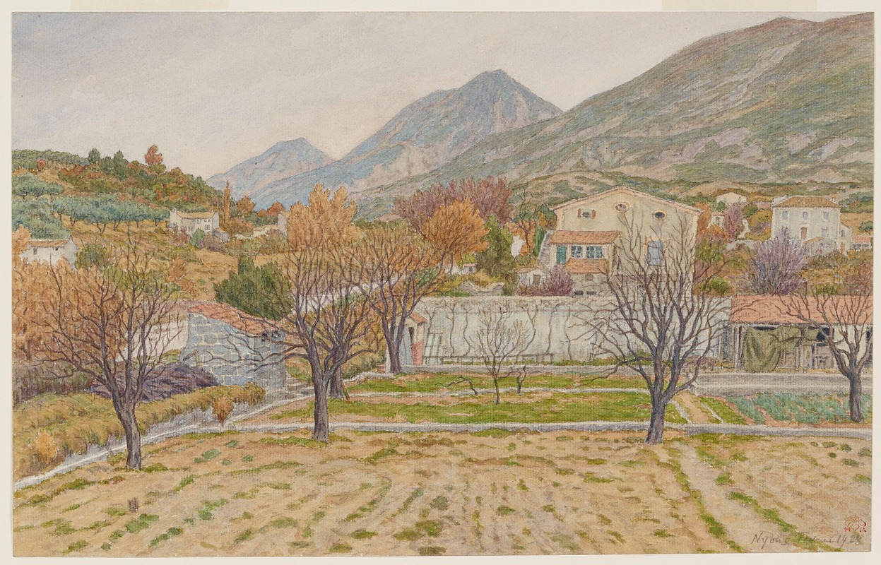 Henri Rivière - Environ de Nyons