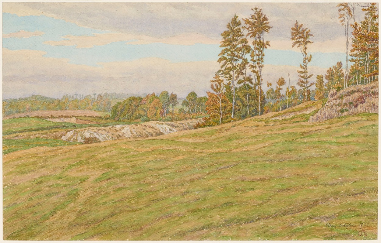 Henri Rivière - Environs de Clères