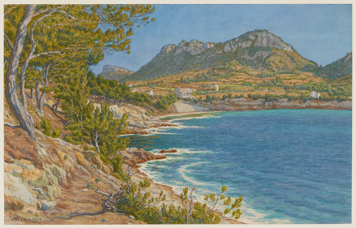 Henri Rivière - L’anse de l’arène. Cassis