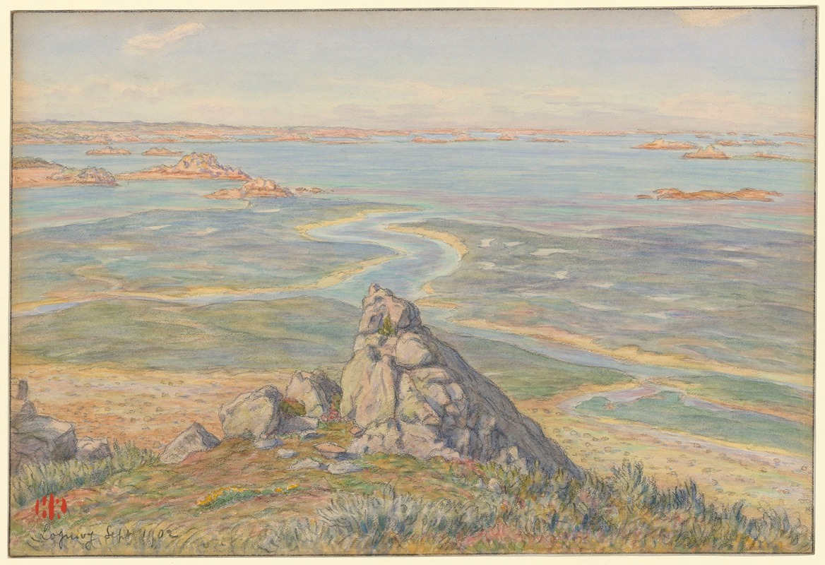 Henri Rivière - Loguivy, la baie de Launay