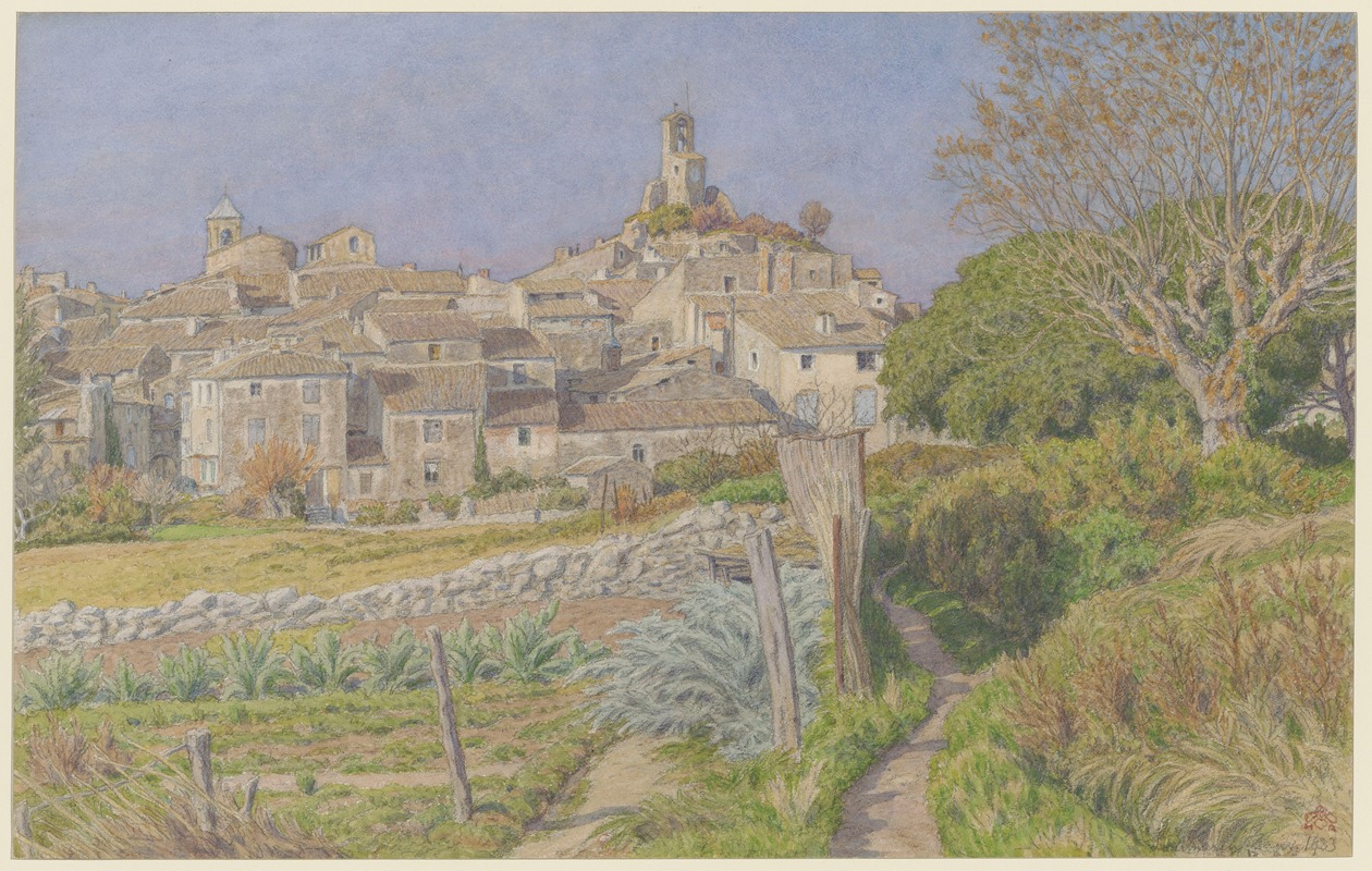 Henri Rivière - Lourmarin