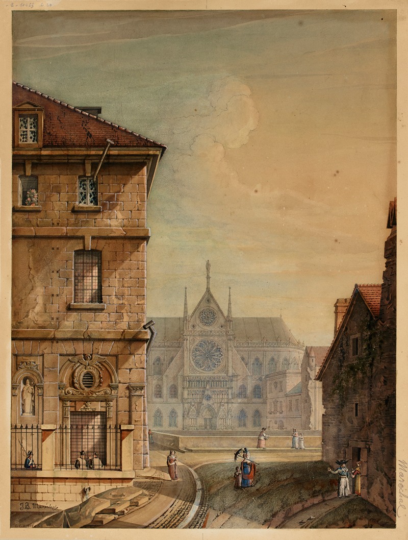 Jean Baptiste Maréchal - Cathédrale Notre-Dame de Paris et le vieil Hôtel-Dieu