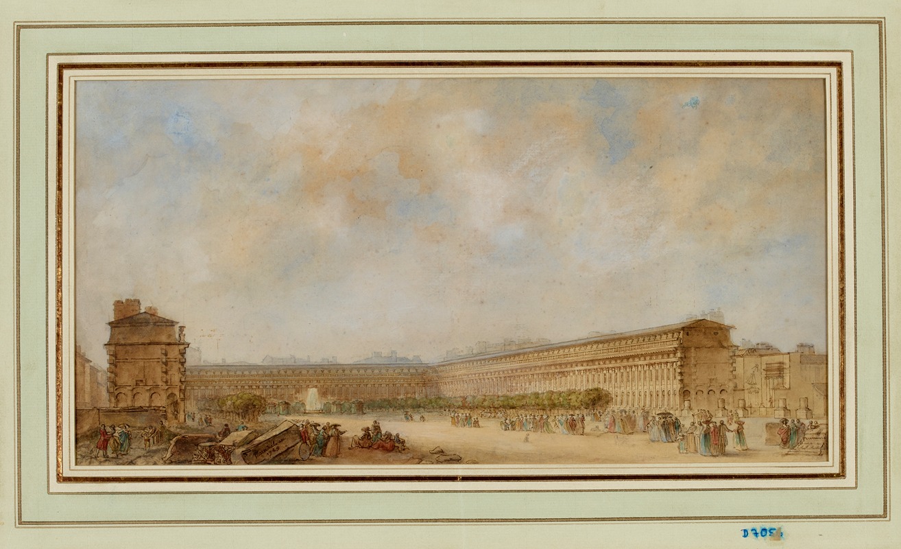 Jean Baptiste Maréchal - Le Palais Royal en 1789