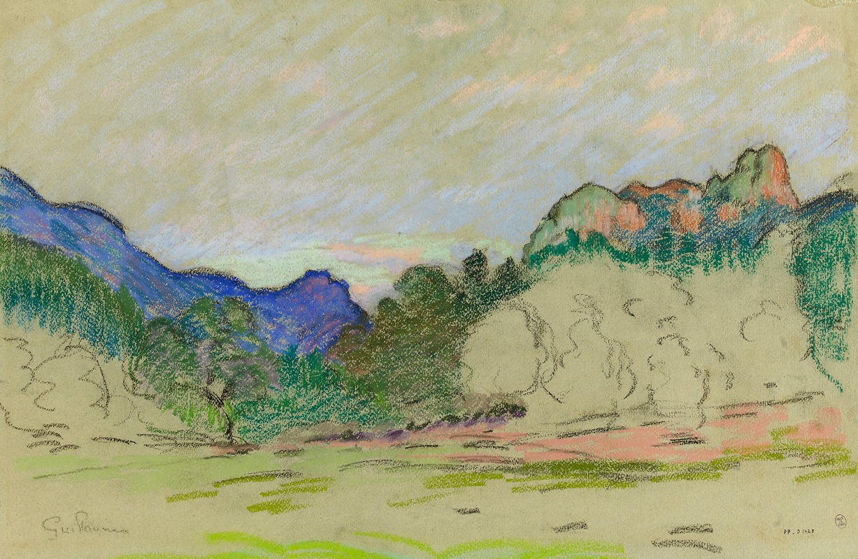 Armand Guillaumin - Agay, le mont Vinaigre