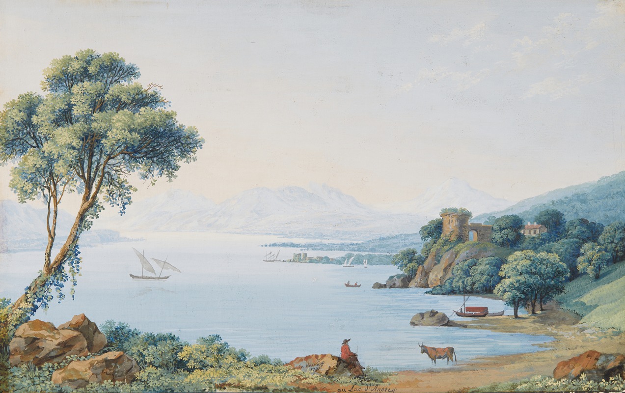 Carl Ludwig Hackert - au Lac d’Annecy